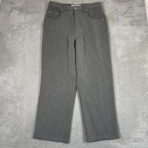 Anchor Blue Vintage Y2K Baggy Pants Mens 36x30 Gray Wide Leg Skater Streetwear